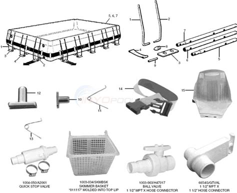 splash pool replacement parts.